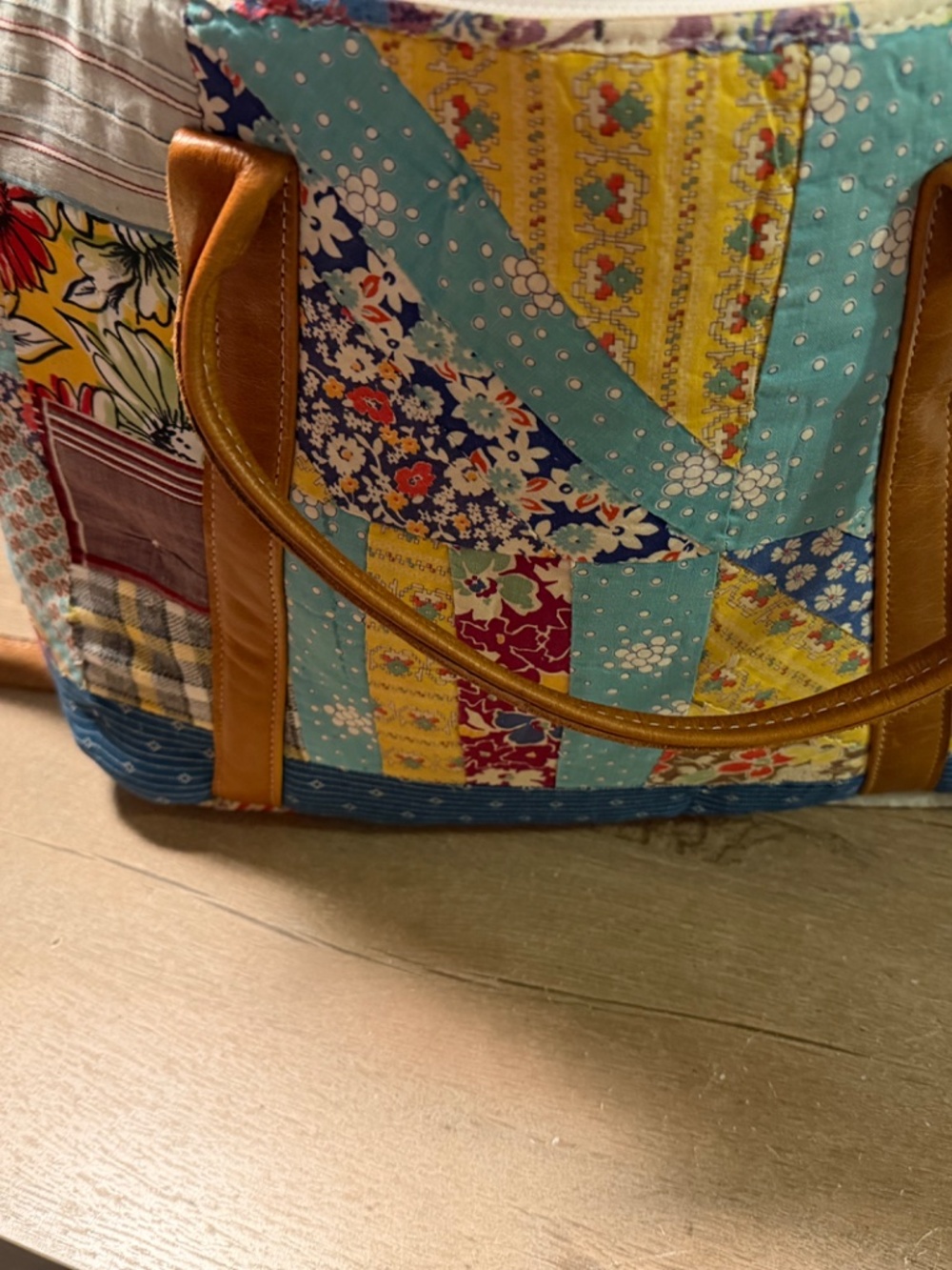 Vintage Quilt Purse/Tote - Picture 3 of 3